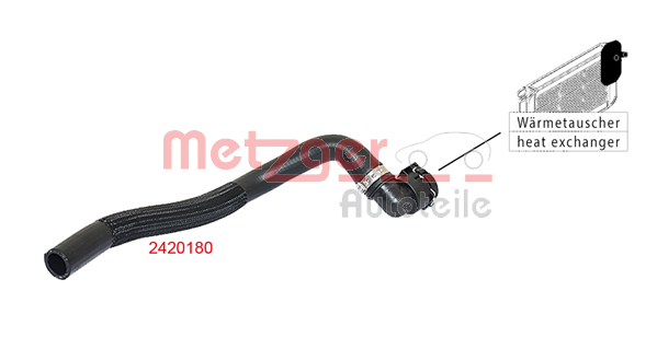 METZGER 2420180 Cső,...